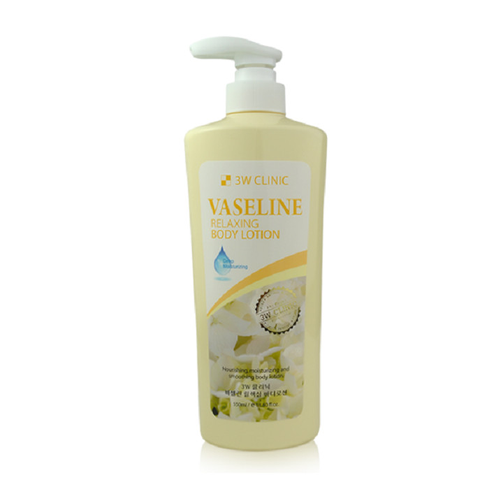 Sữa dưỡng thể hương VASELINE 3W CLINIC Hàn Quốc 550ml