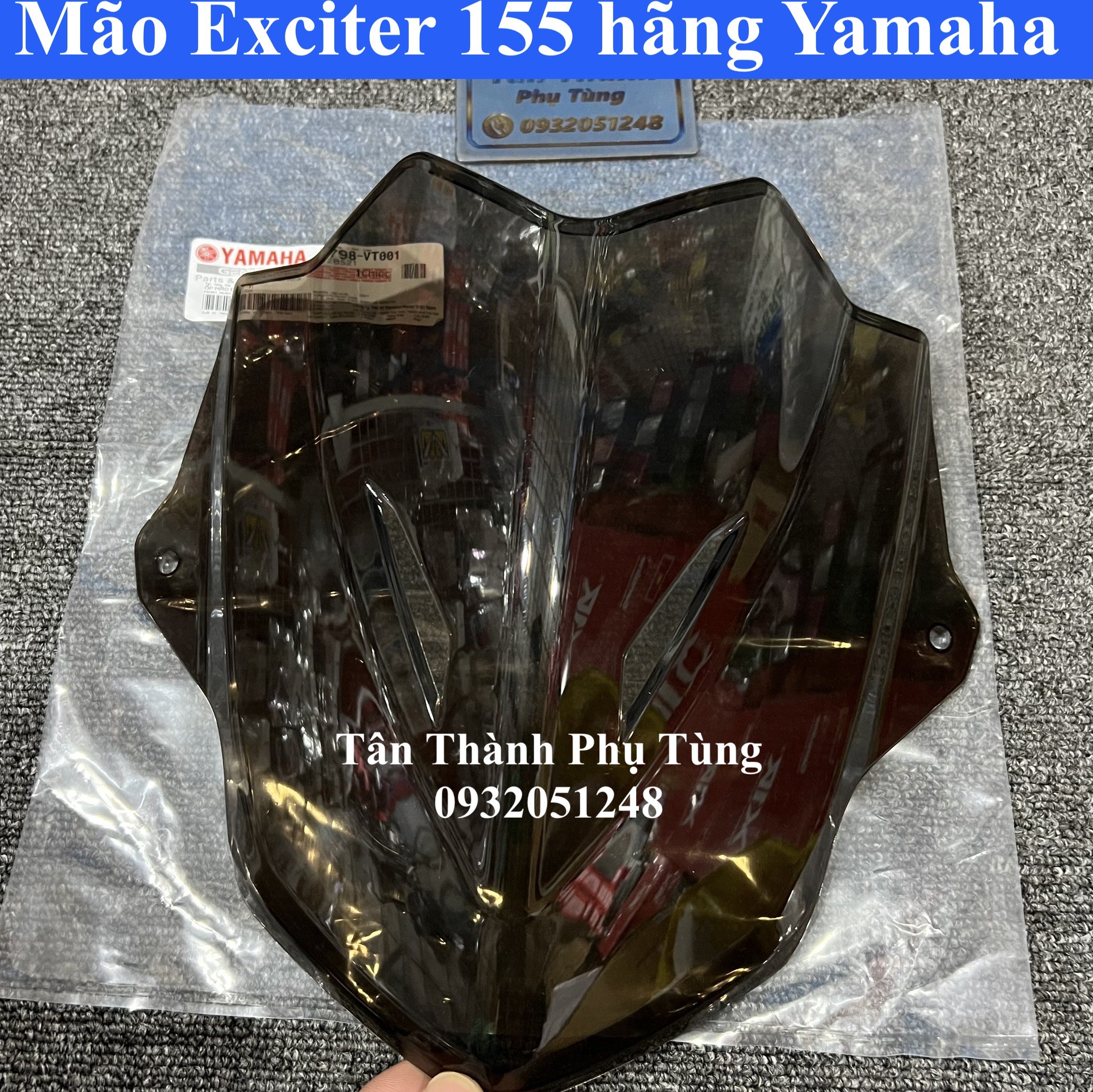 Mão dành cho Exciter 155 kiểu Yamaha màu khói