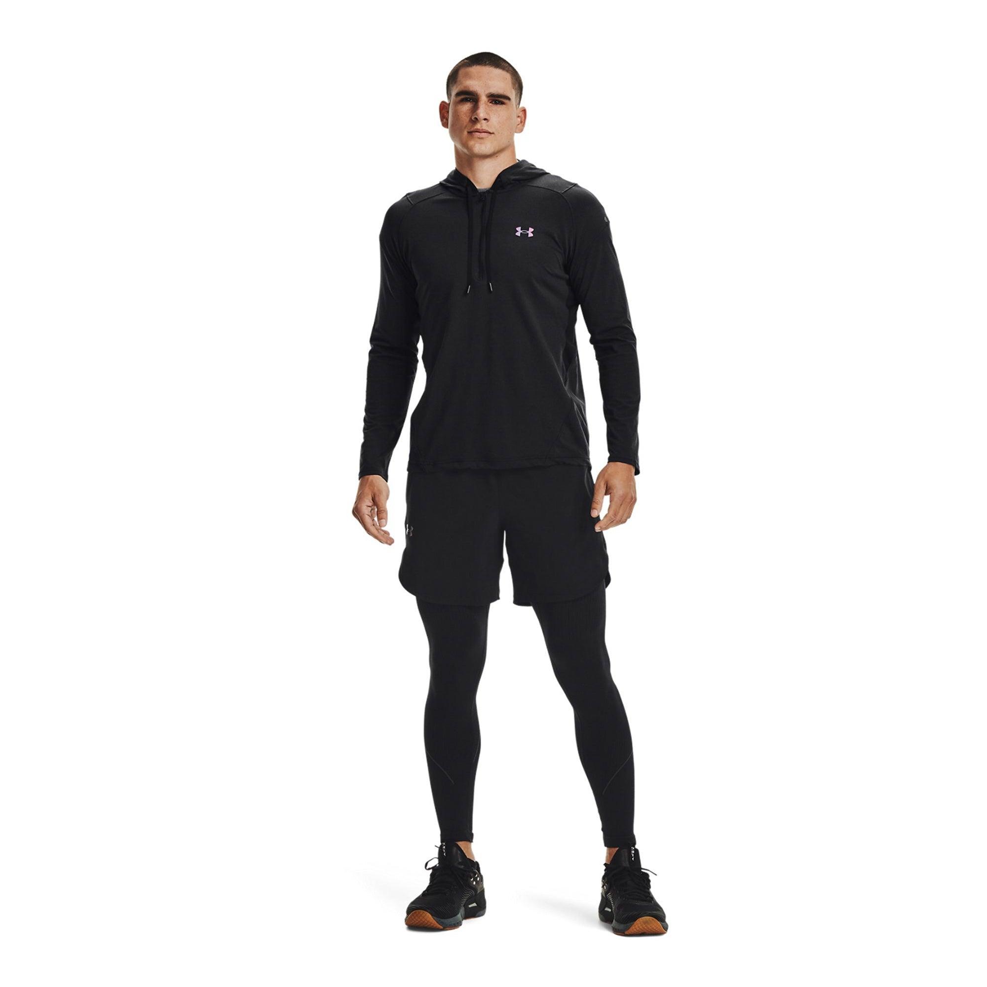 Áo khoác hoodie tay dài có nón thể thao nam Under Armour RUSH 1/2 Zip - 1361507-001