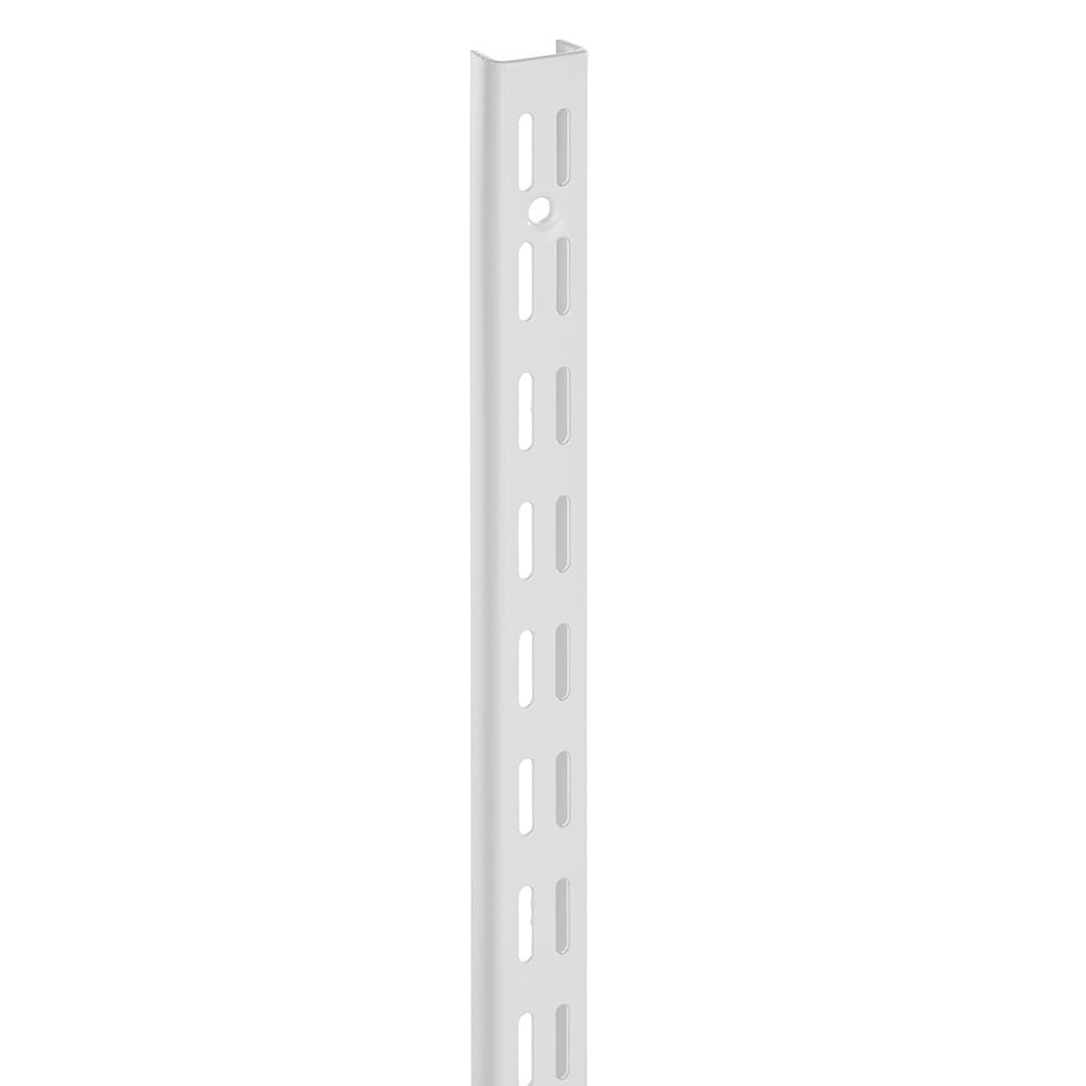 Hình ảnh Thanh ray lỗ đôi kệ treo tường Railshelf H120cm bằng thép dày 1,4mm, sơn tĩnh điện hiện đại