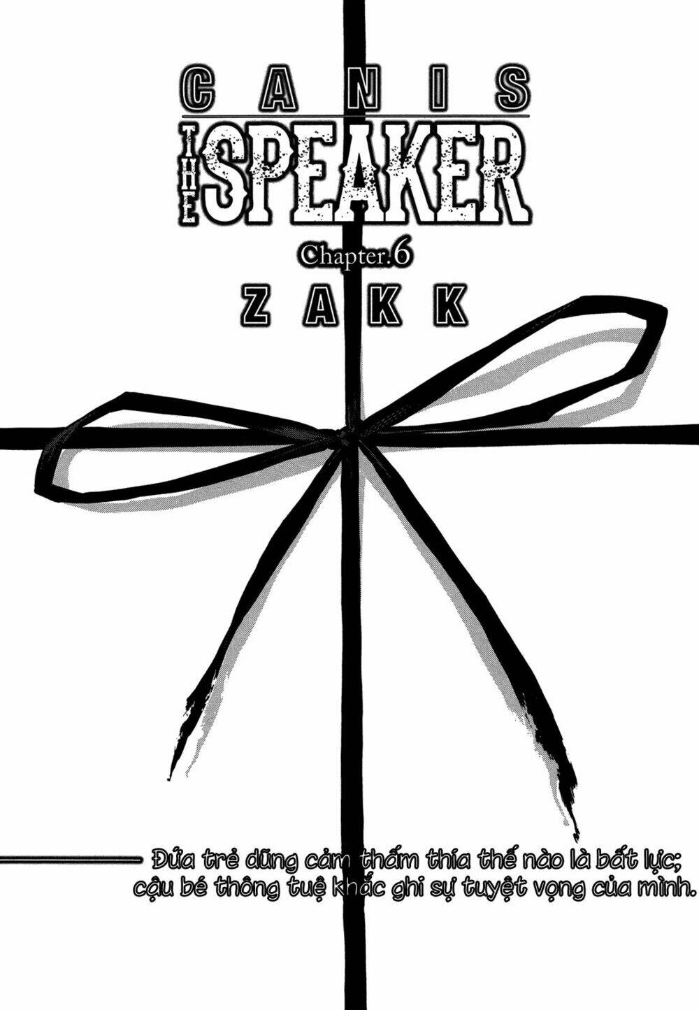 canis – the speaker chapter 6 3
