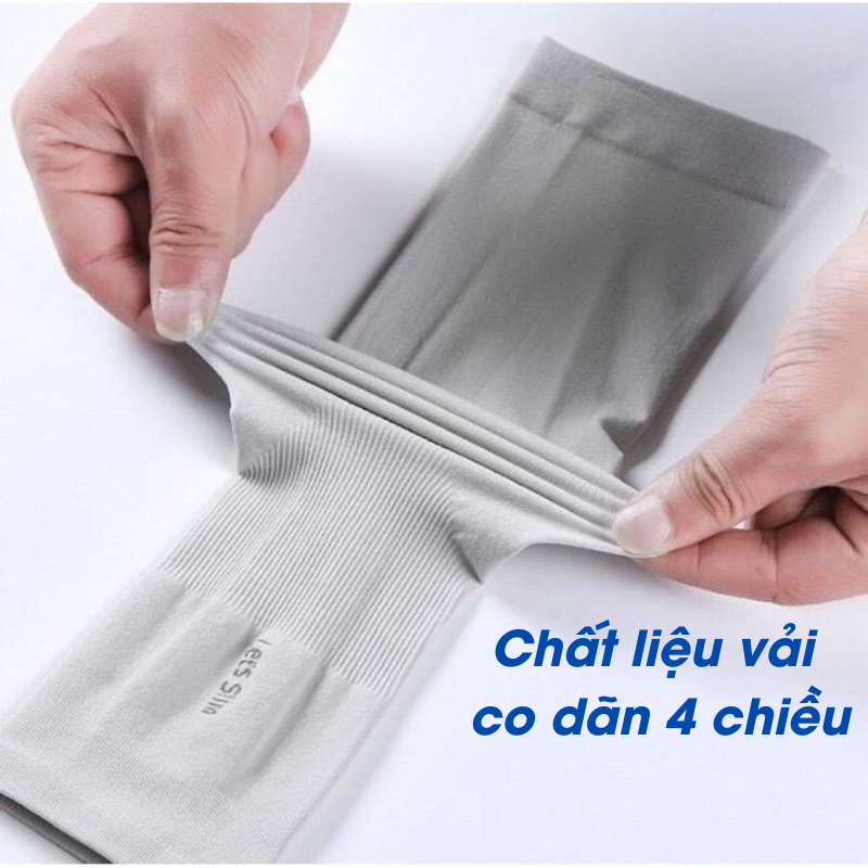 Găng Tay Dài Bằng Vải Lụa Lạnh Chống Tia Cực Tím Cho Nam Và Nữ - Găng Tay Chống Nắng Xỏ Ngón Nam Nữ Vải Dày Dặn Co Giãn Giao Màu Ngẫu Nhiên