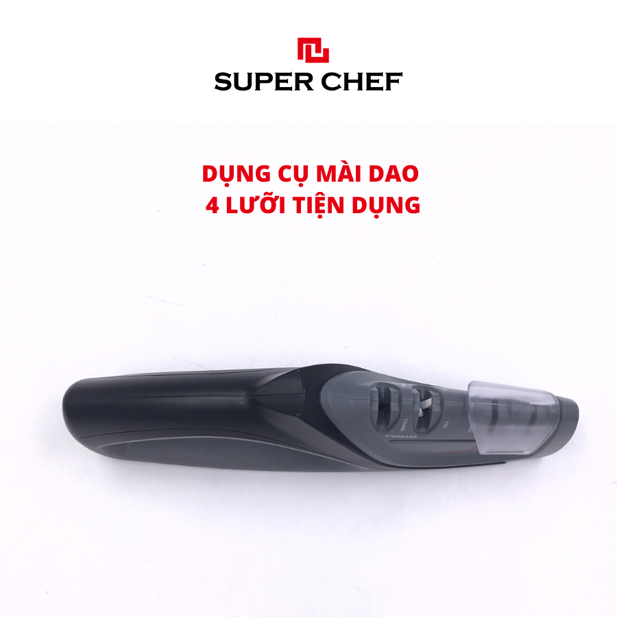 Dụng Cụ Mài Dao Chống Trượt Super Chef An Toàn, Tiện Lợi