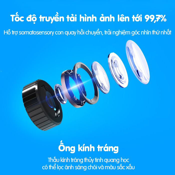 Kính thực tế ảo 3D VR Shinecon Vinetteam Phiên bản tai nghe Mũ bảo hiểm thực tế ảo 3D di động Màn hình lớn - D1613