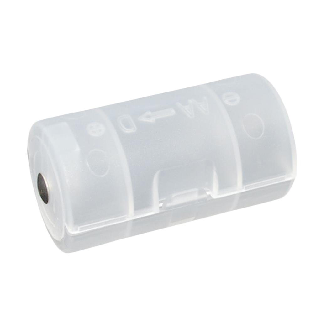 1 Packs Battery AA To D Size Adapter Converter