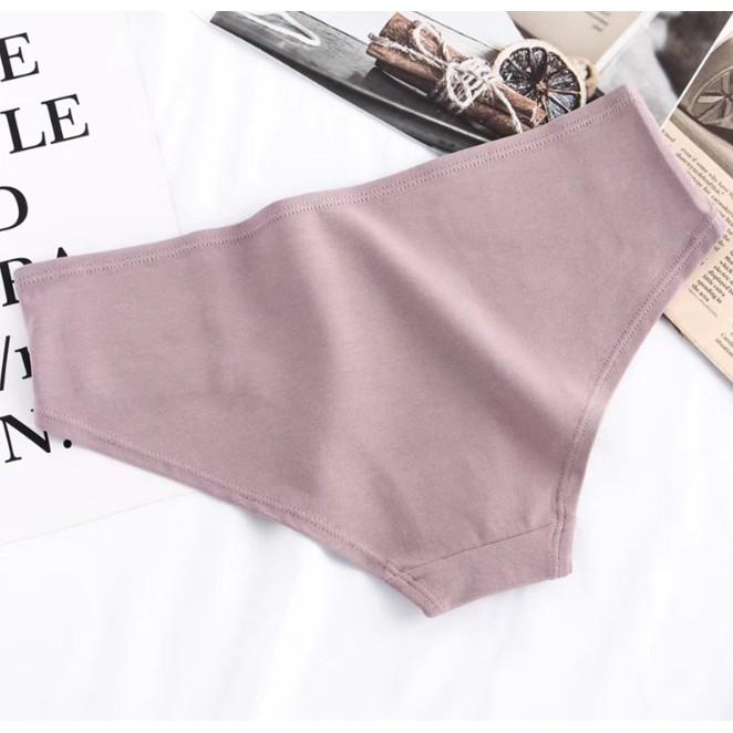 Quần Lót Cotton Dây Sườn Dáng Thể Thao P273