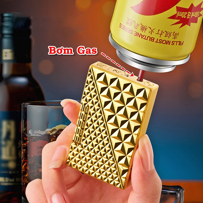 Bật Lửa Dupont Vân Kim Cương Lớn M33 – Xài Gas