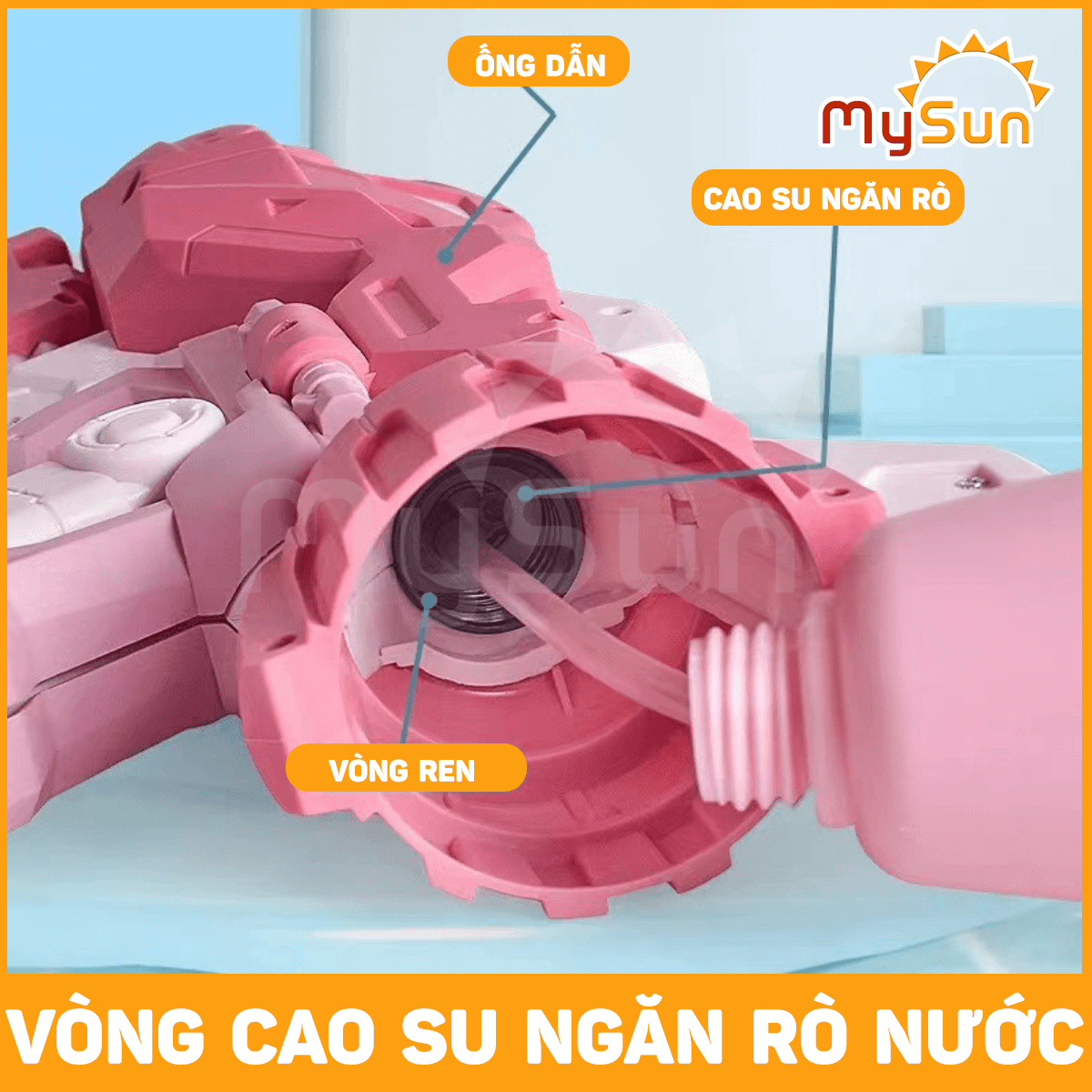 Súng nhựa bắn nước xịn đồ chơi trẻ em, phun áp lực cao cho bé cỡ lớn