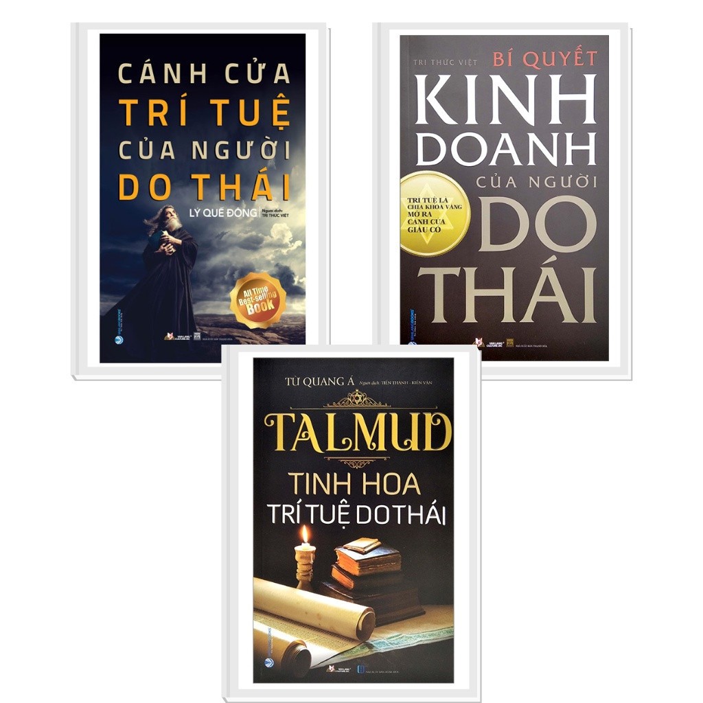 Sách - Combo 3 Cuốn Talmud Tinh Hoa Trí Tuệ + Cánh Cửa Trí Tuệ + Bí Quyết Kinh Doanh Của Người Do Thái