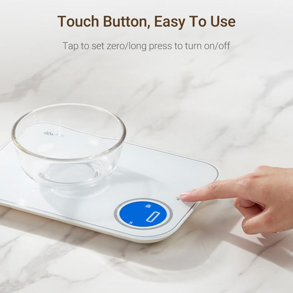 Cân Điện Tử Thông Minh xiaomi youpin Cảm Biến bluetooth 5kg 1g Độ Chính Xác Cao