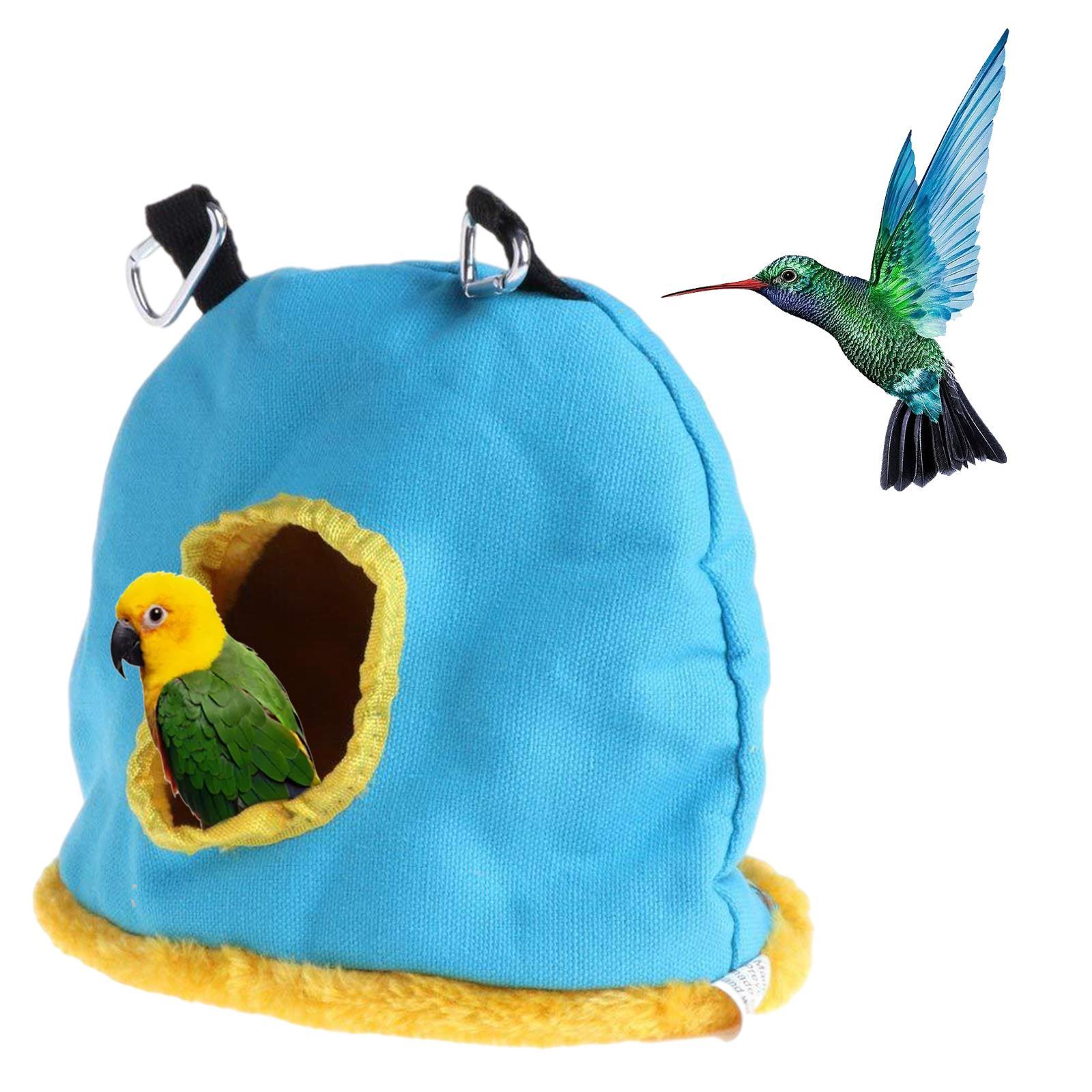 2x Warm Birds Hammock Hanging Nest Cave Sleeping Bed for Cockatoo Mice Pet