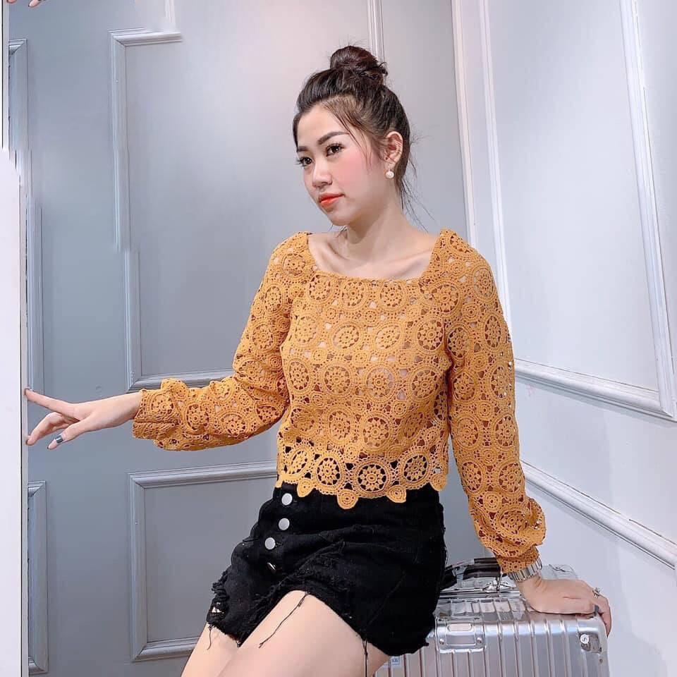 Áo Lỗ Màu Vàng