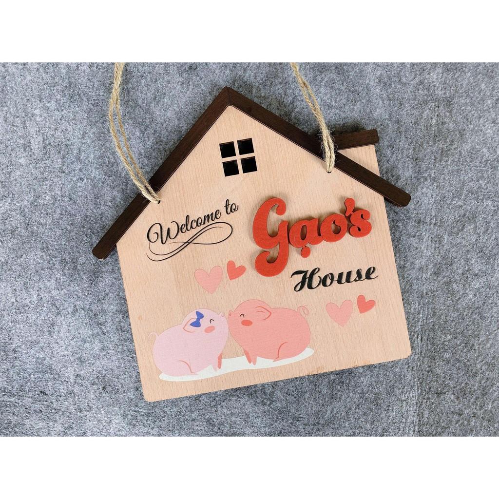 Bảng gỗ thiết kế riêng CHO SHOP VÀ NHÀ CỬA