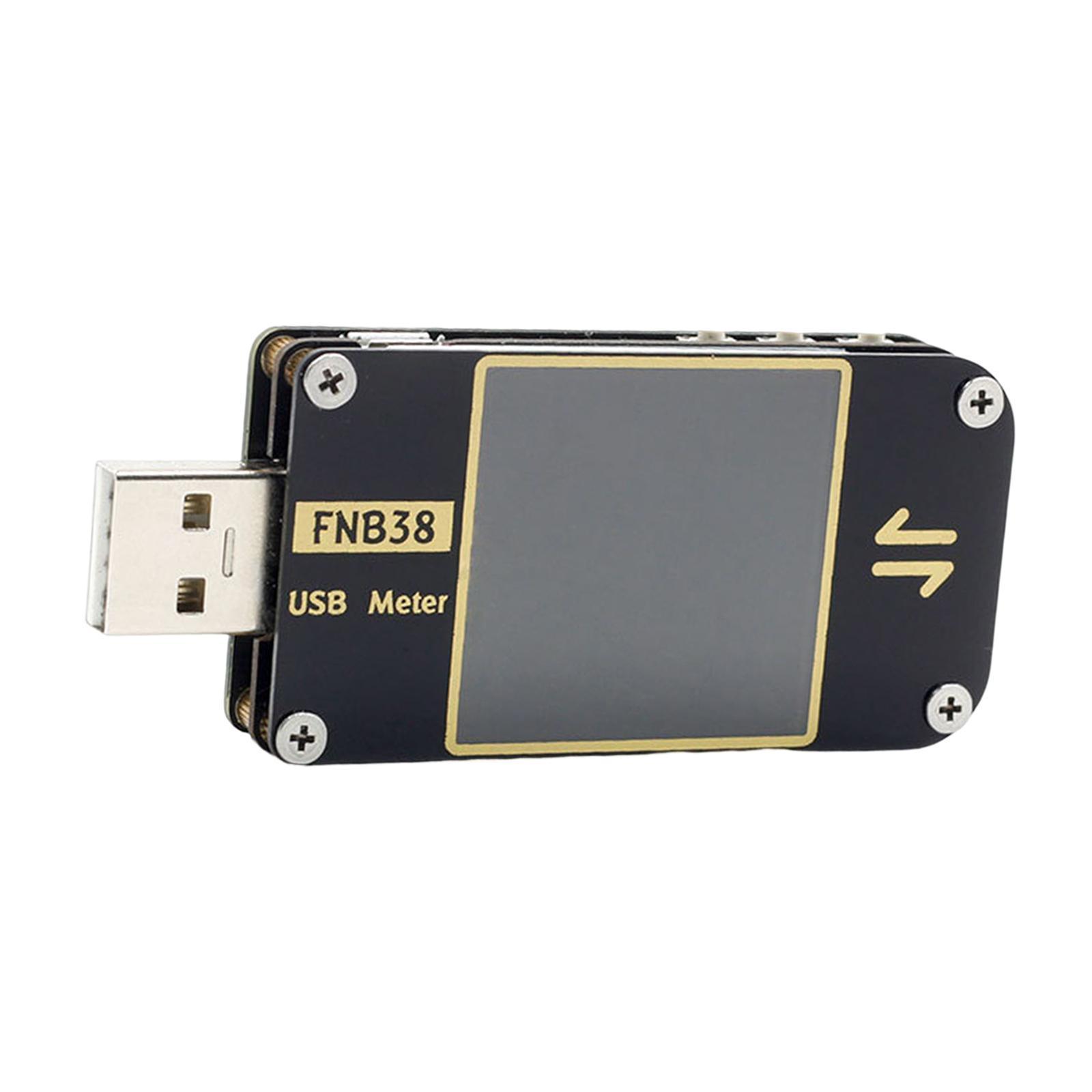 Usb Meters DC 4-24V 5A Current and Voltage Monitor, USB Voltmeter Ammeter Load Tester Multimeter