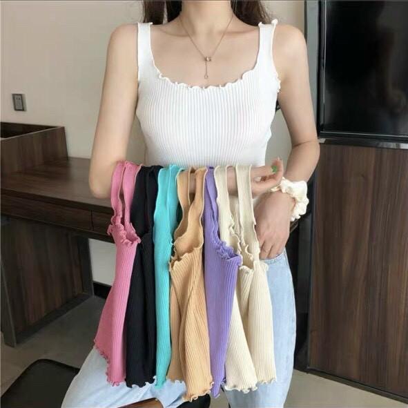 Áo 2 dây bèo xinh xắn