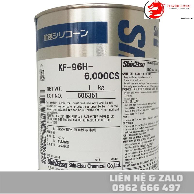 Dầu bôi trơn Silicone Shin Etsu KF-96H-6000cs -1kg