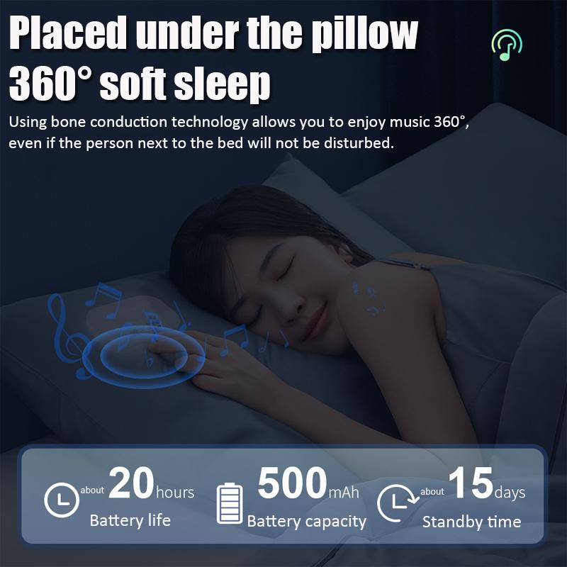 Loa di động tương thích không dây mini di động dẫn di động trẻ sơ sinh hỗ trợ giấc ngủ Color: Grey