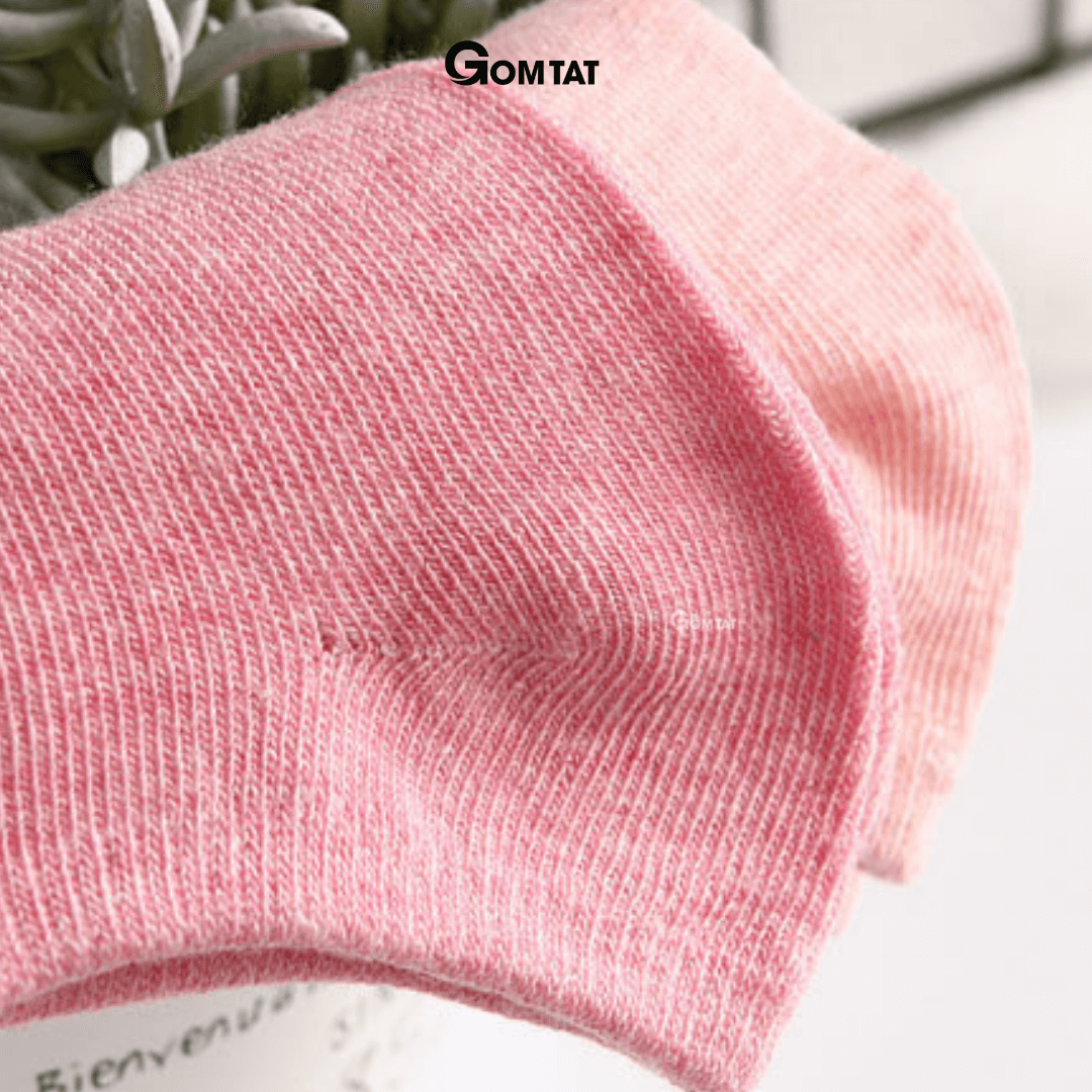 Tất Nữ Cổ Ngắn chuẩn xuất Nhật, Vớ Nữ Cotton Co Giãn Cao Cấp, Mềm mịn, êm chân - CB024