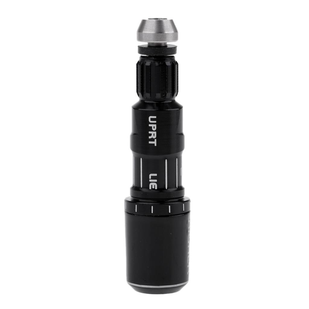 1 Pair Golf Shaft Sleeve Driver Adapter Real Soft Ferrule 0.335 LH/RH Black