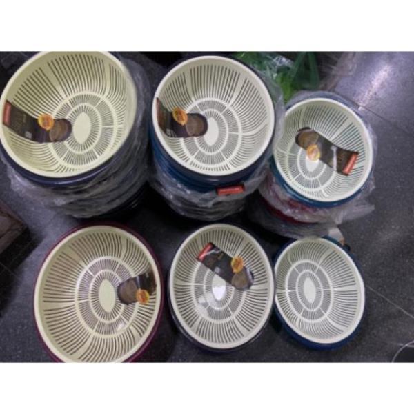 Rổ nhựa bầu 2 lớp hàng xuất nhật cao cấp 3 cỡ