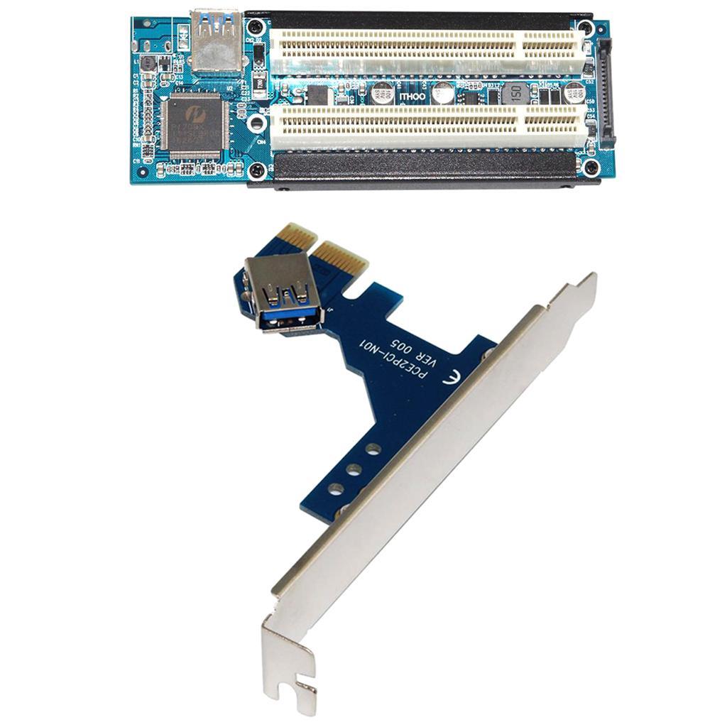 PCI-E to 2Port USB 3.0 HUB PCI-Express Expansion Card Adapter High Speed