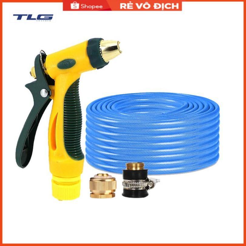 Bộ dây vòi xịt nước rửa xe, tưới cây tăng áp 3 lần,loại 3-5M  206317