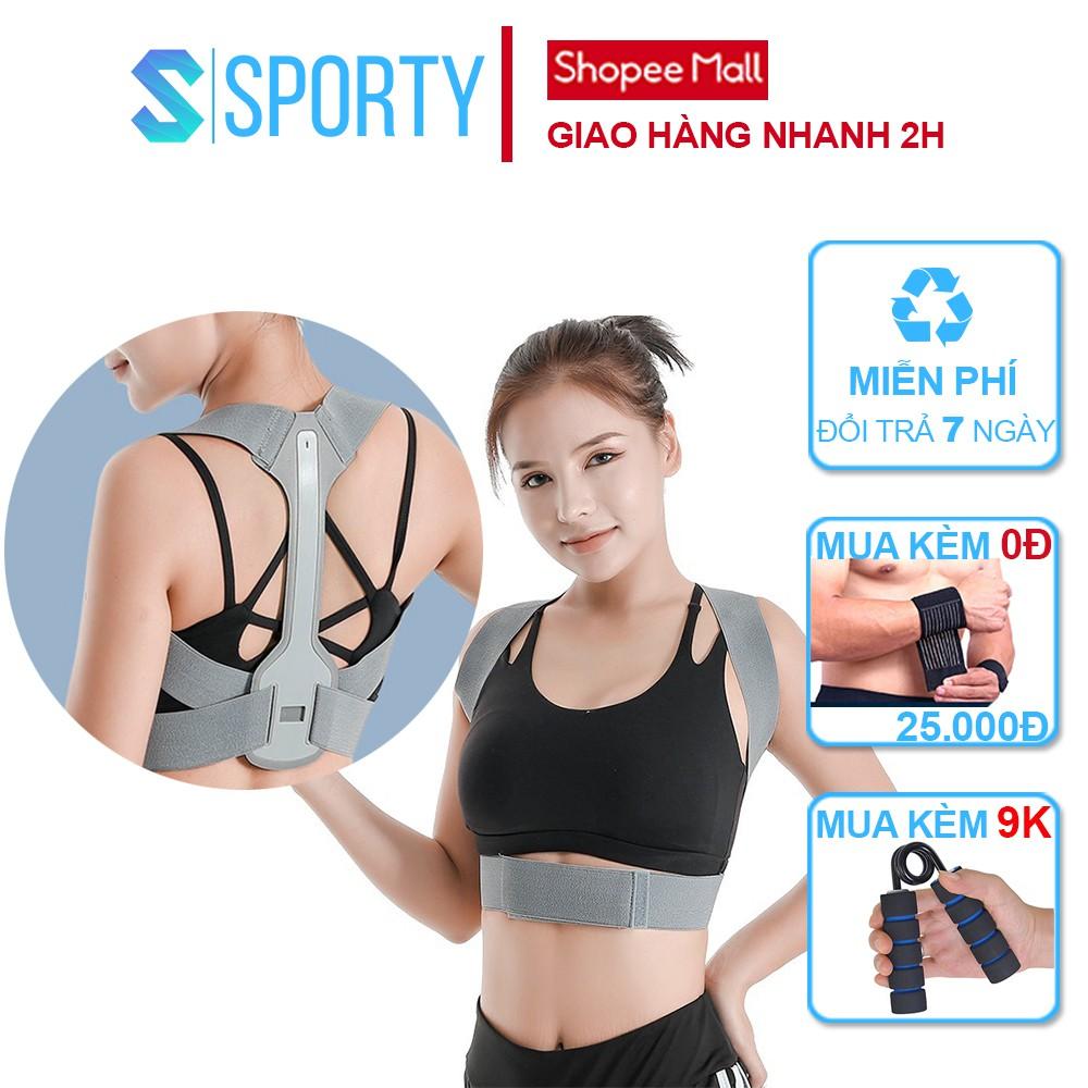 Đai chống gù lưng người lớn SPORTY chính hãng hỗ trợ chỉnh tư thế cho nam và nữ