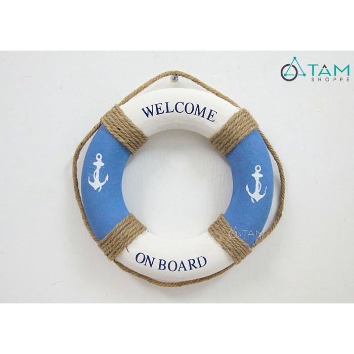 Phao cứu sinh trang trí Welcome cỡ trung PCS-03
