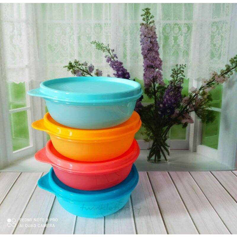 Bộ Hộp Bảo Quản Thực Phẩm Tupperware Junior Modular Bowl 300ml Set (4 Hộp)