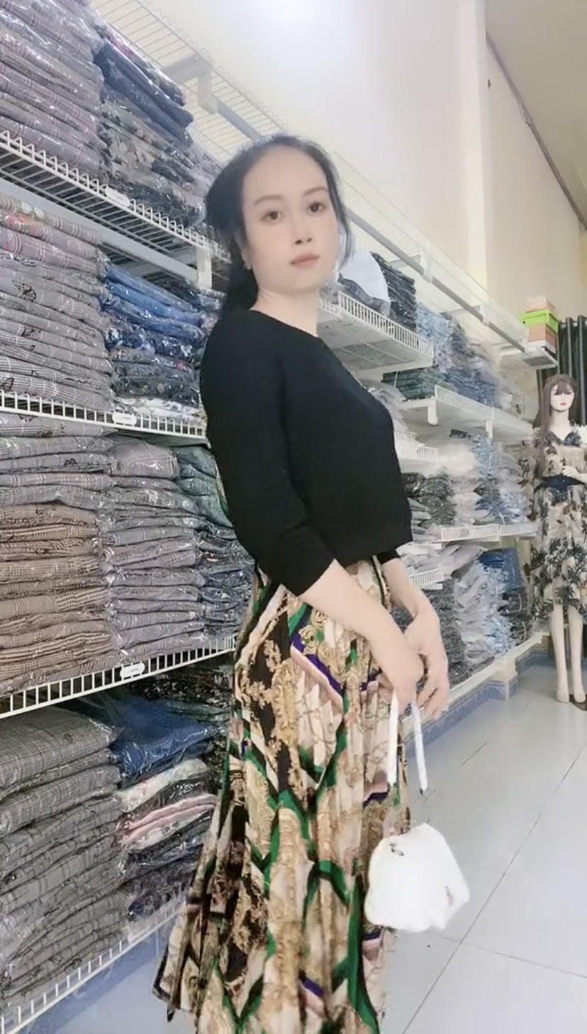 Đầm vintage retro dệt kim phối xếp ly thời thượng Myqlothing