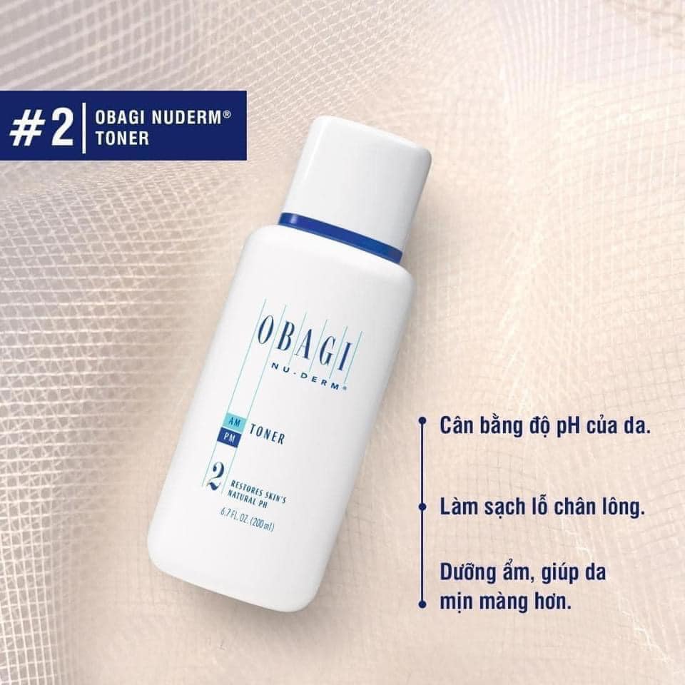 Dung dịch cân bằng, giữ ẩm, tăng cường độ thẩm thấu Obagi Nu-Derm Toner Số 2