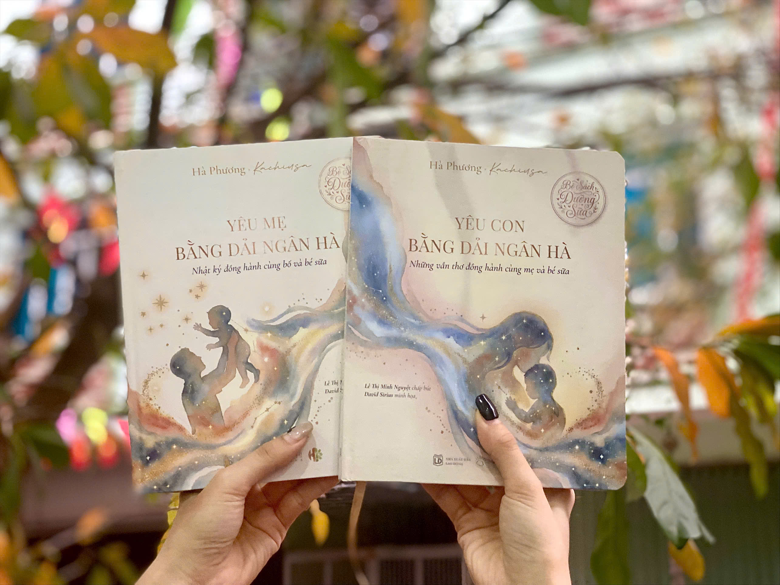 Bộ sách Yêu con bằng dải ngân hà - Yêu mẹ bằng dải ngân hà (Bộ sách dưỡng sữa) - Hà Phương Kachiusa