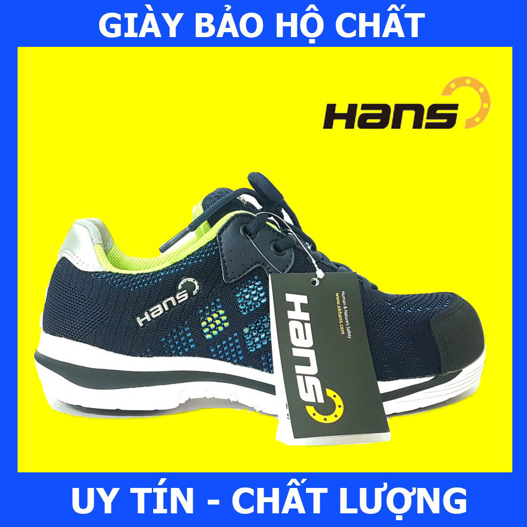 Giày Bảo Hộ Hans HS 90, Siêu Nhẹ, Chống Dập Ngón, Chống Đâm Xuyên