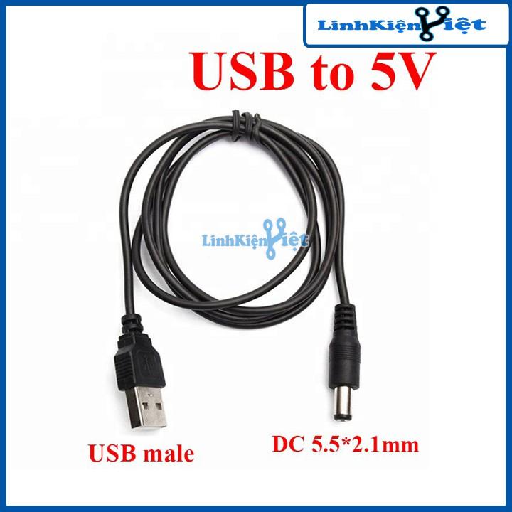 Dây USB - DC 5.5*2.1