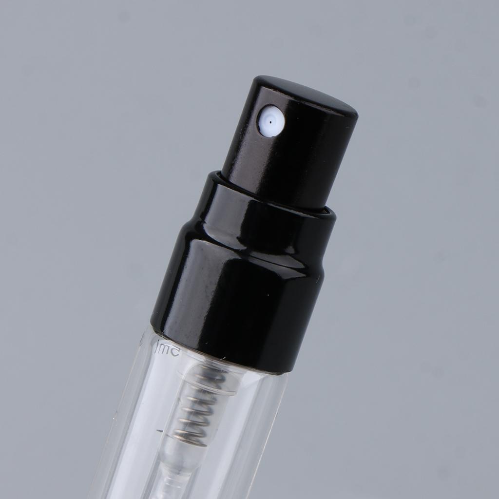 5Pcs Empty 5ml Refillable Perfume Bottles Tube Glass Vials