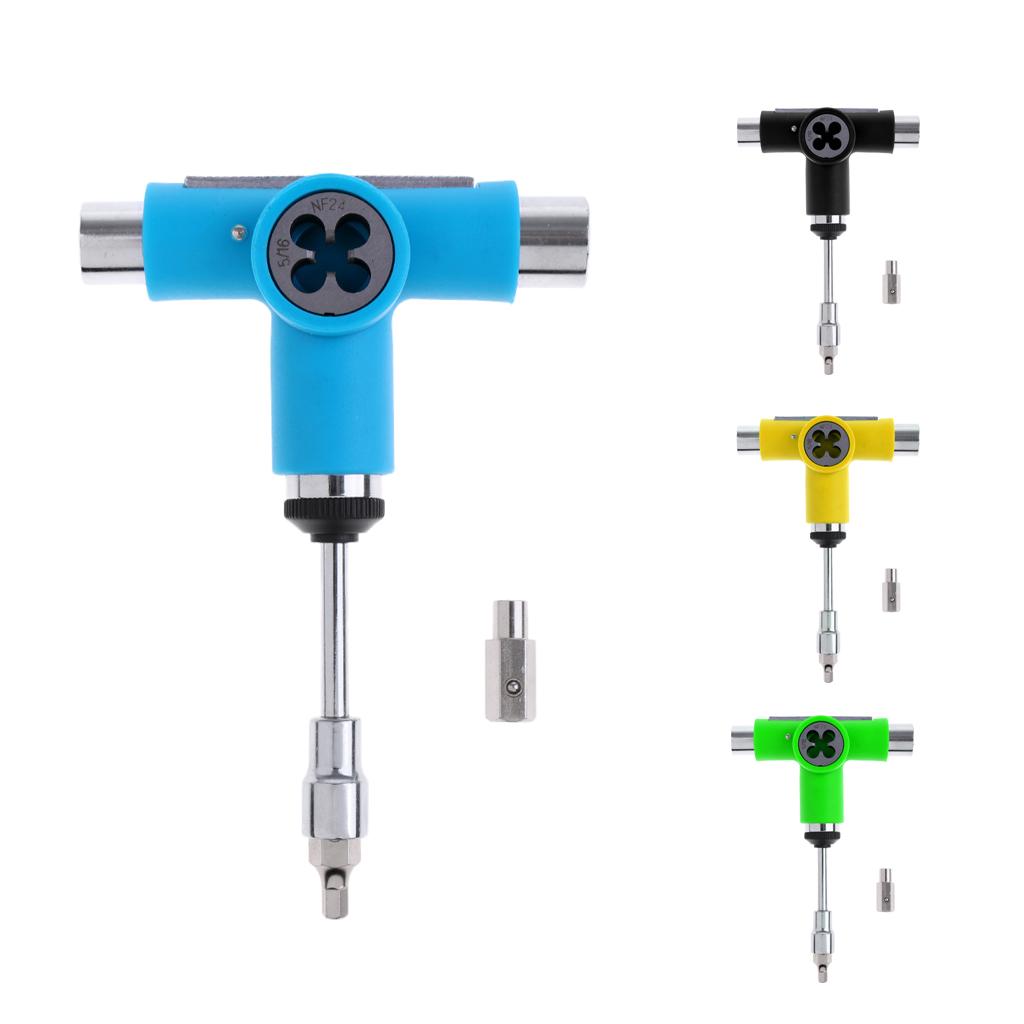 Multifunction Skateboard Longboard T-Tool Screwdriver Socket Wrench