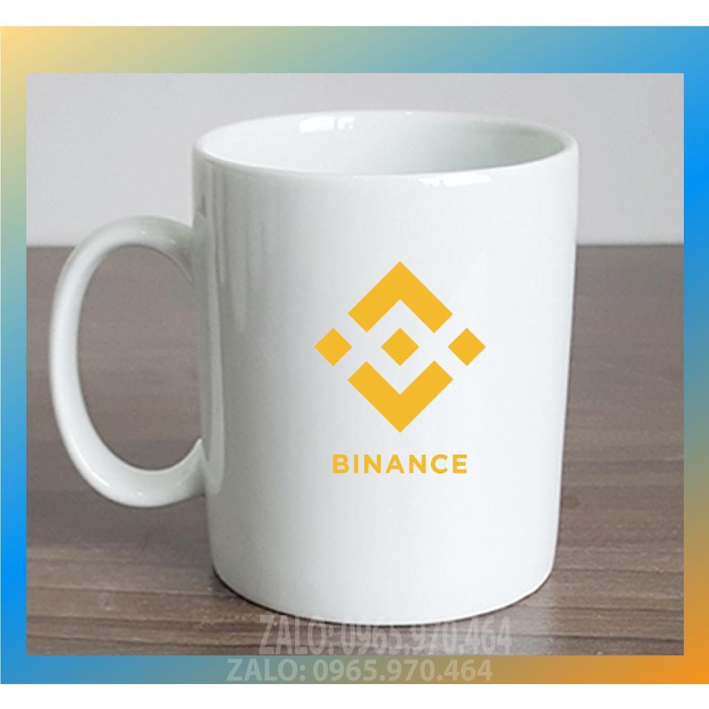 Ly Sứ Có Quai Họa Tiết Đồng Coin Sàn BINANCE - In hình lên ly sứ, cốc theo yêu cầu của bạn - HÌNH LỚP, CÔNG TY