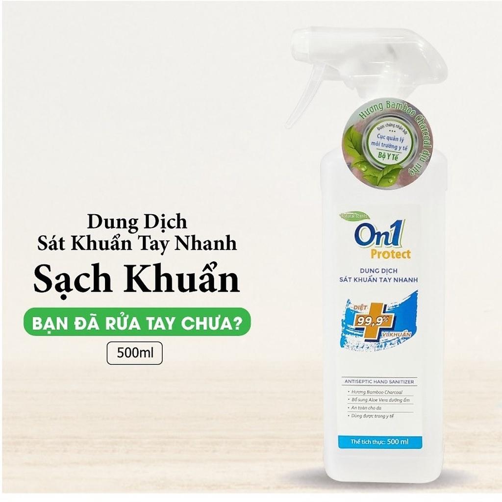 Dung dịch rủa tay diệt khuẩn On1 Protect 500ml