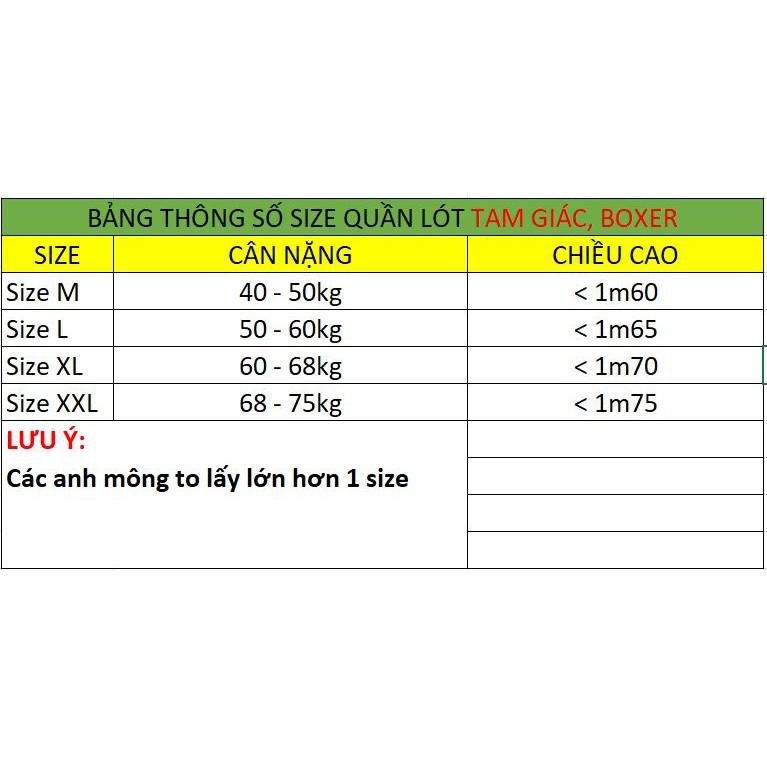 COMBO 5 QUẦN BOXER NAM CAO CẤP THUN COTTON LẠNH 009