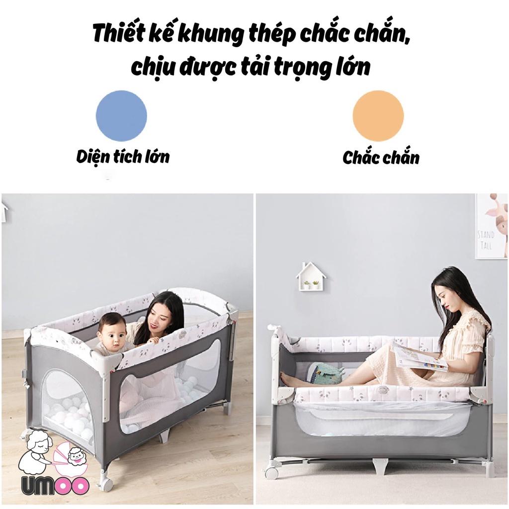 Giường cũi trẻ em đa năng Umoo UM-08108