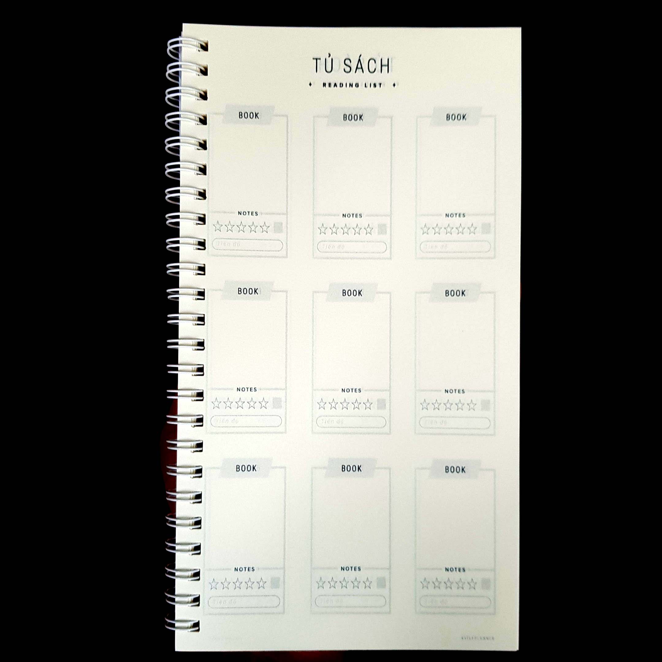 Sổ tay Self Planner đọc sách - Giúp bạn đặt mục tiêu đọc sách, ghi nhớ nội dung cuốn sách