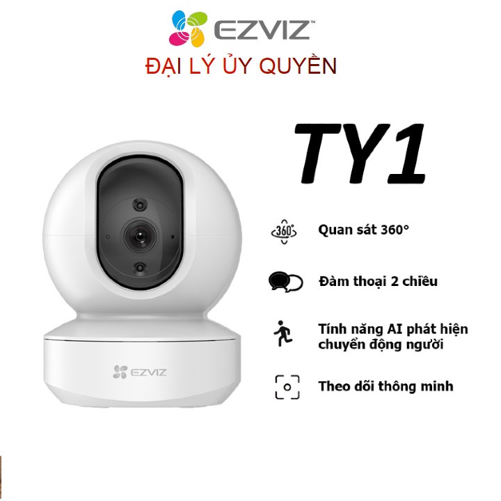 Camera không dây EZVIZ TY1 siêu nét chống ngược sáng - Hàng chính hãng