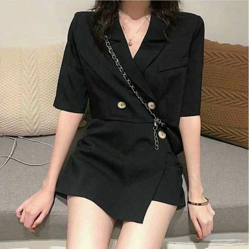 SET ÁO CỔ VEST và CHÂN VÁY