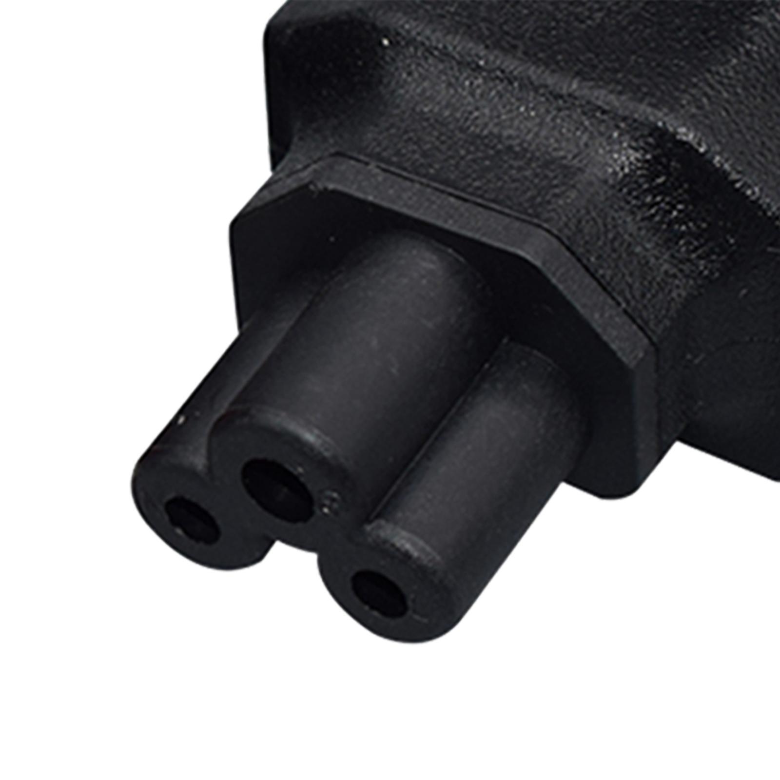 UK to IEC320 C5  Conversion Plug Insulation Replacement UK Plug Male to IEC320 C5 Female  Power Adapter UK Plug Converter for PC Printer