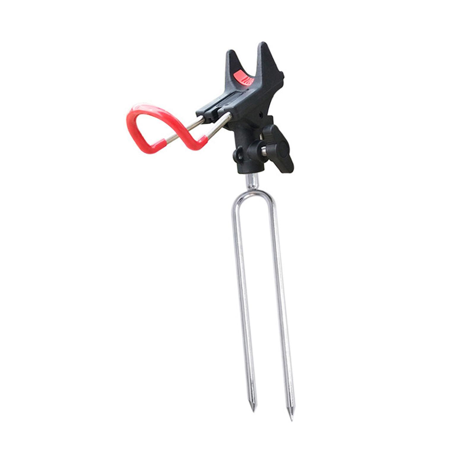 Fishing Rod Holder Support, Fishing Pole Holder, Rod Pole Holder, Portable Bracket Fishing Rod Stand for Lake Beach River Birthday Gift