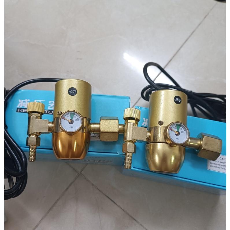 Đồng hồ CO2 tiết kiệm khí 36V - 220V dùng cho máy hàn mig
