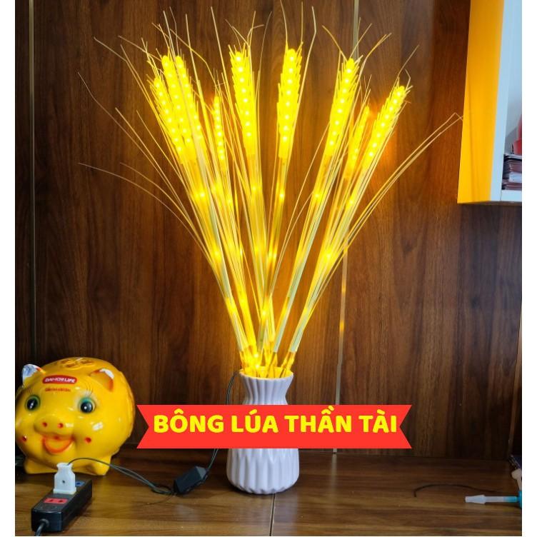 Đèn LED Trang Trí Hình Bông Lúa Mạch Vàng Bó 15 Bông Siêu Đẹp