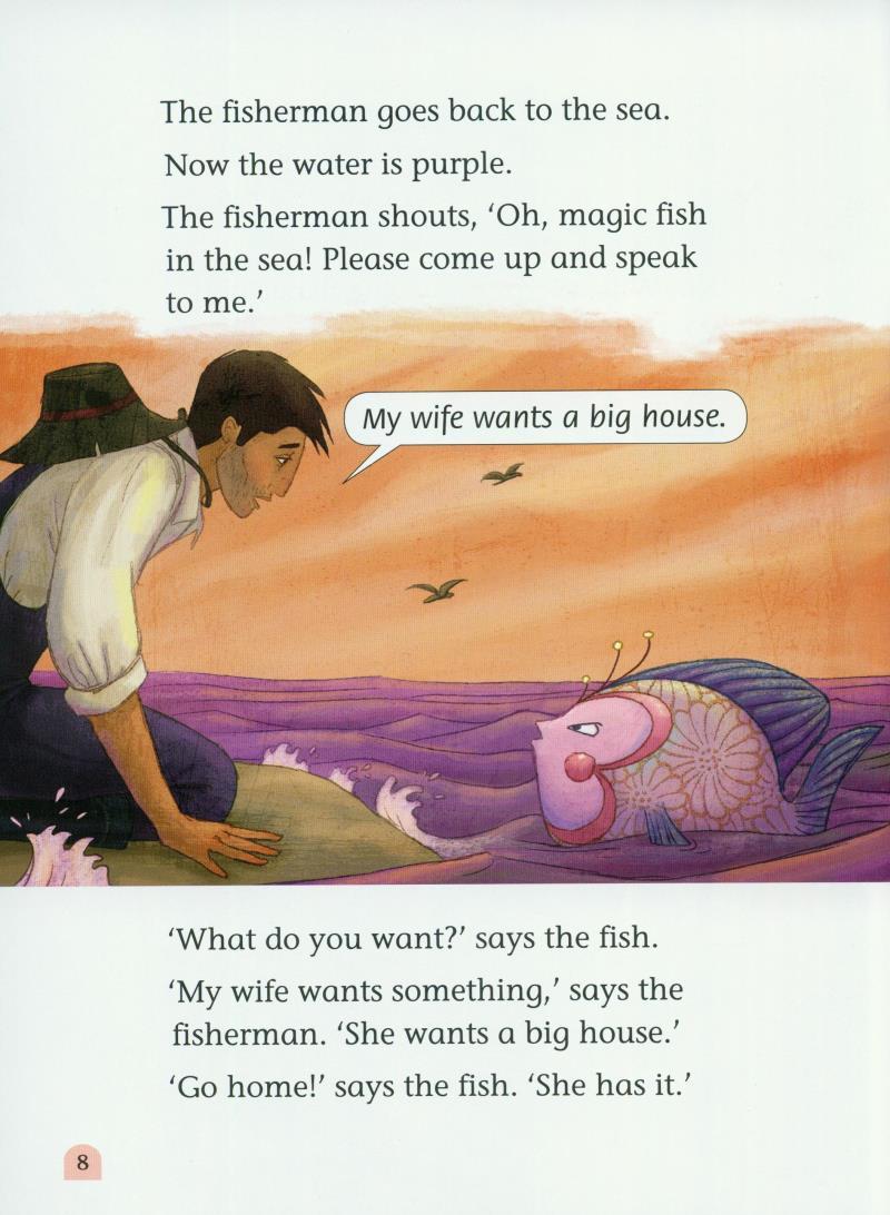 Sách ngoại văn: Classic Tales 2 The Fisherman and his Wife N/Ed