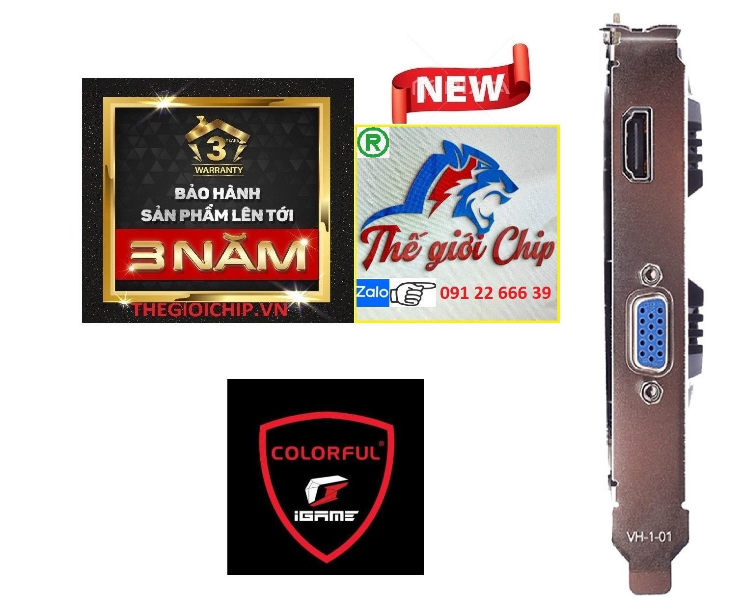 VGA Colorful Geforce GT 1030 2GB/GDDR5 -HÀNG CHÍNH HÃNG