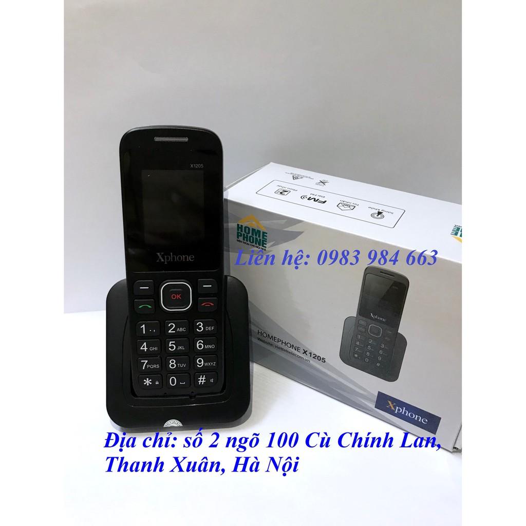 Máy điện thoại bàn lắp sim V1208 - Homephone di động Viettel - Bảo hành chính hãng